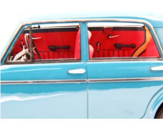 Fiat 1100D 1962-66 Blu Laudoracing 1:18 Resinemodell (Türen, Motorhaube... nicht zu öffnen!)